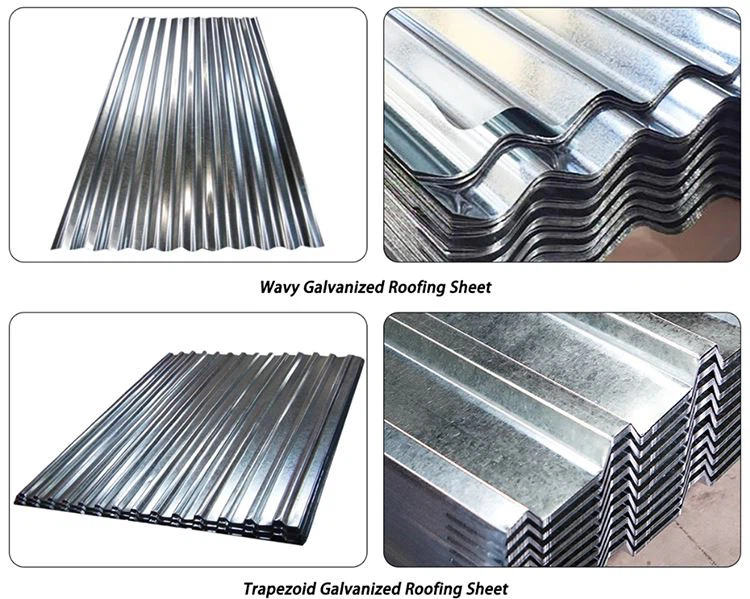 0.45 mm Thick Metal Roof Aluminum Zinc Sheet TYPE