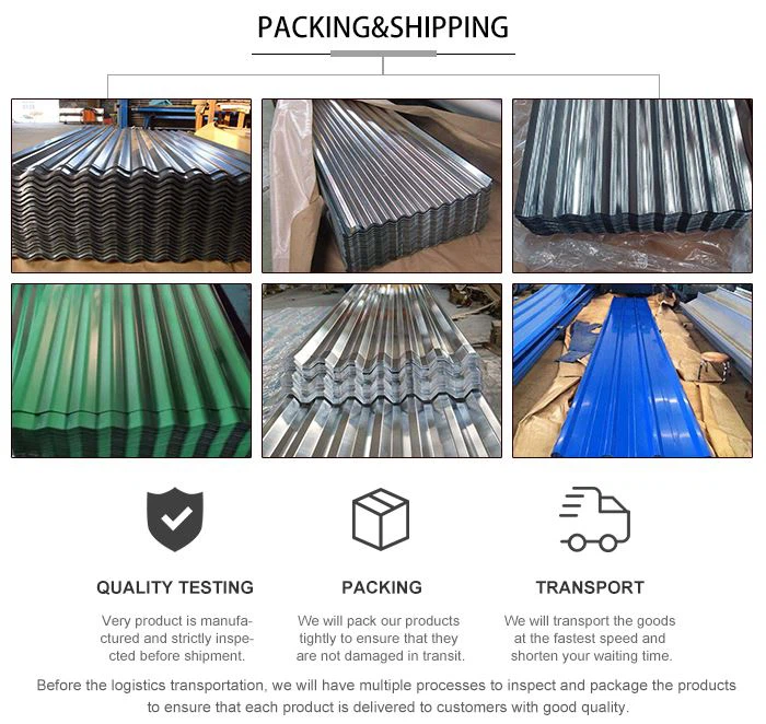 0.45 mm Thick Metal Roof Aluminum Zinc Sheet 
