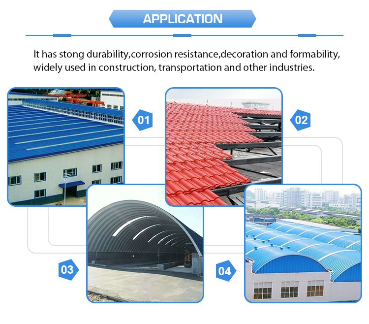 Corrugated Zinc Aluminium Roof Sheet aplication Corrugated Zinc Aluminium Roof Sheet aplication