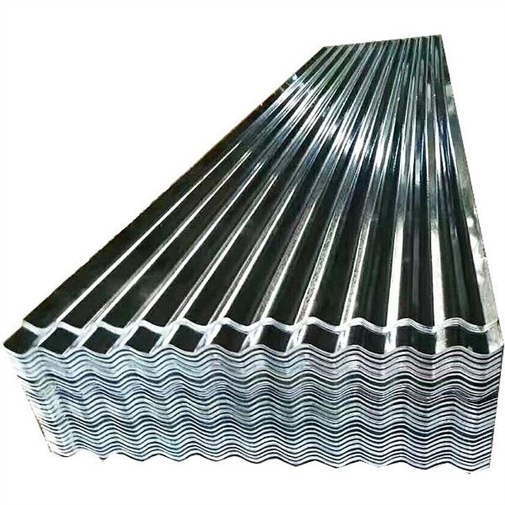 Hoja de techo corrugado de aluminio galvanizado de 7/8 ″
