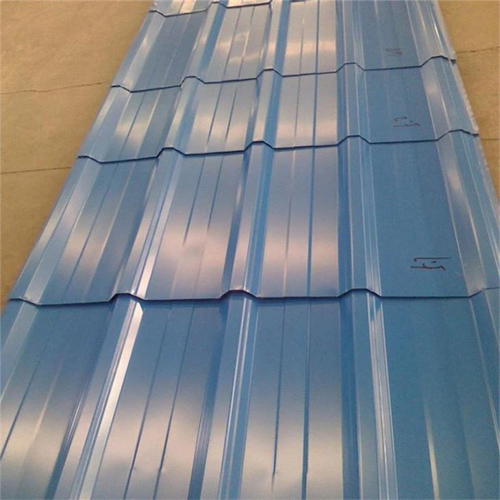 Hoja de techo recubierta de color zinc de aluminio
