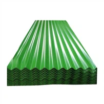 7/8" PPGL aluminio de zinc recubierto de acero corrugado lámina de techo corrugado
