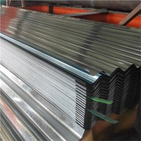 Hoja de acero galvanizado corrugado