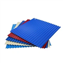 Hoja de techo galvanizado prepintado corrugado