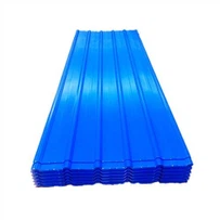 Hoja de techo corrugado de acero recubierto de color galvanizado