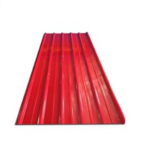 Láminas de techo corrugado galvanizado prepintado