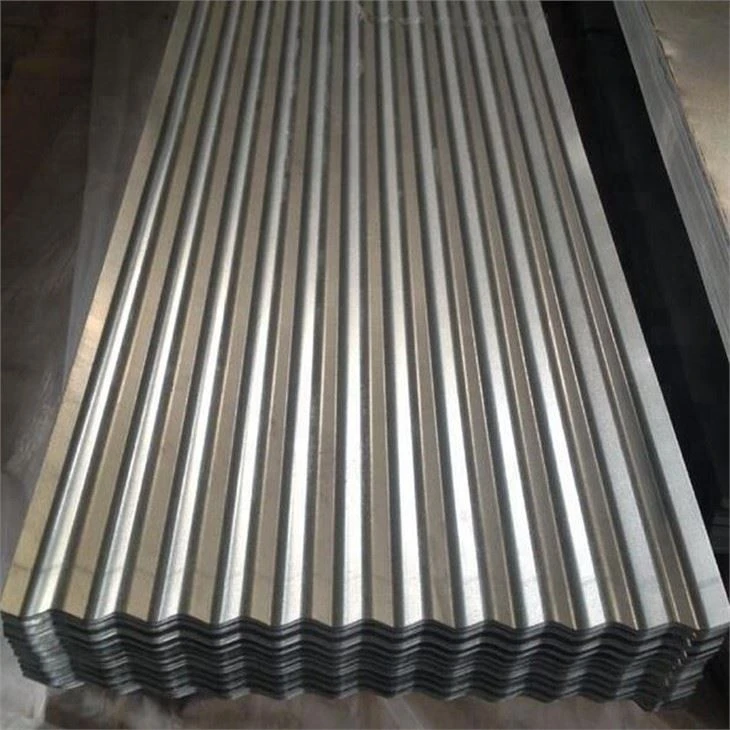 Lámina de cubierta de metal corrugado de acero recubierto de zinc
