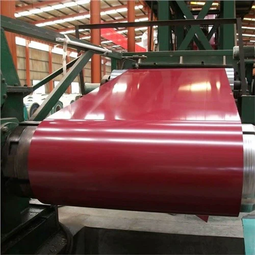 Bobina de acero galvanizado con patrón de colores recubiertos de zinc TDC51D plus Z