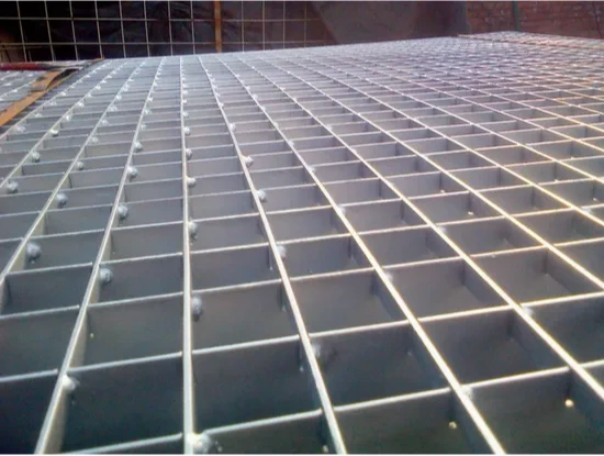 Rejilla de barra de acero de metal galvanizado con clips de fijación