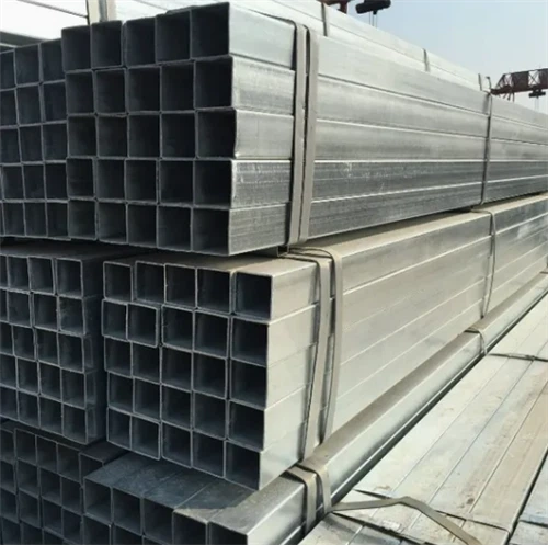 Tubería cuadrada de tubo negro soldado galvanizado de 50*50 mm